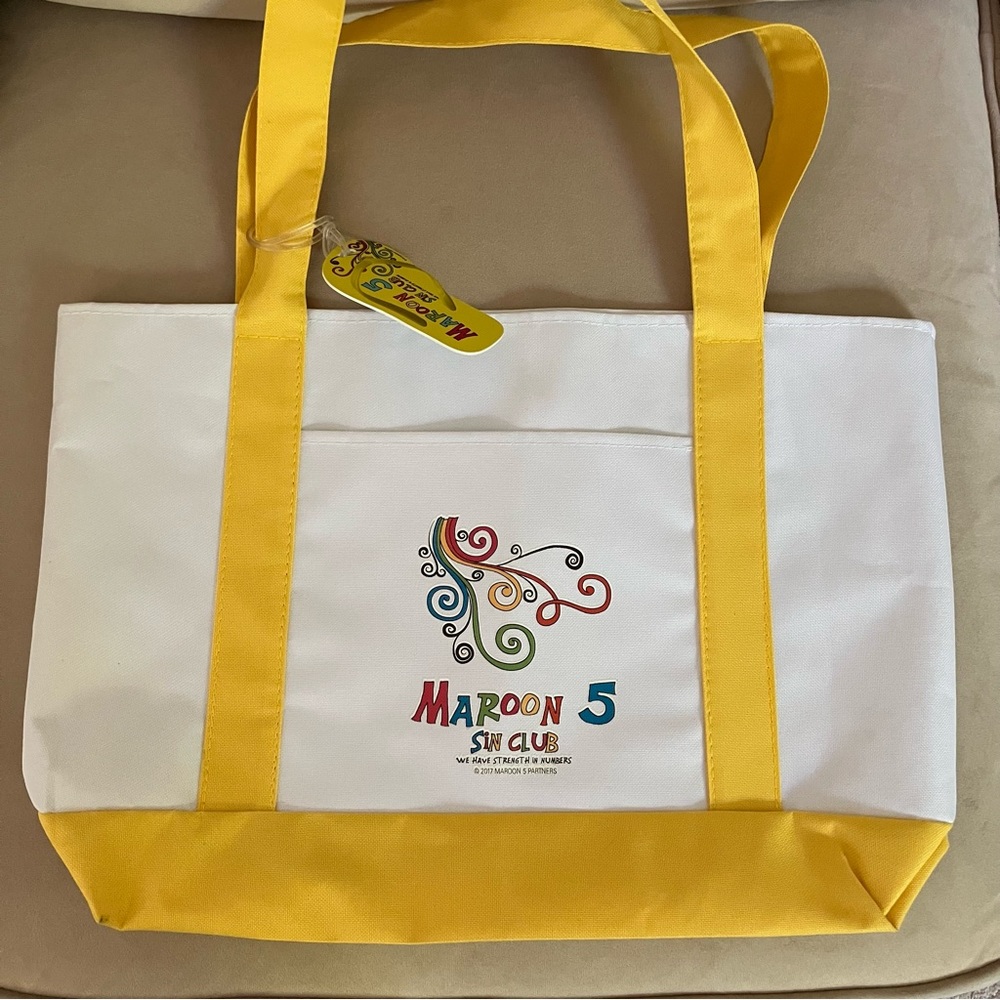 MAROON 5 S.I.N. Fan Club Tote Bag Exclusive 2017 2018 NEW NWOT